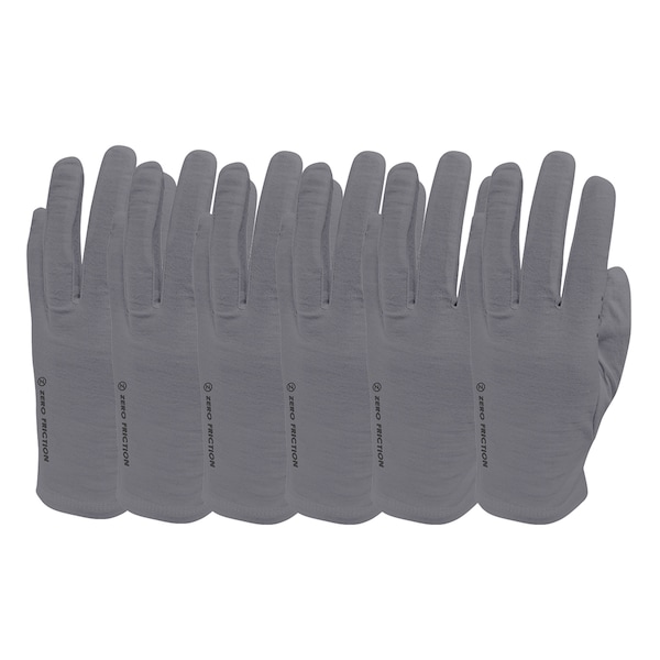Hygi Anti-Microbial Men’s Glove, 6 Pair Pack, Grey